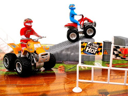 Tor wyścigowy quady + rampy Puzzle