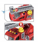DUZA AUTO STRAZ POZARNA Z DRABINA I DZWIEKAMI ZABAWKA DLA DZIECI PSIKA WODA