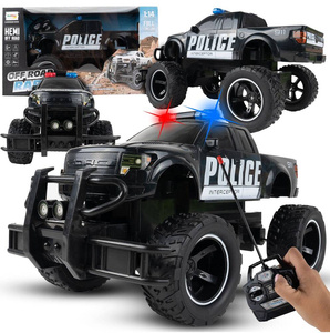 SAMOCHÓD STEROWANY RADIOWÓZ POLICJA MONSTER TRUCK AUTO HUMMER DLA DZIECI