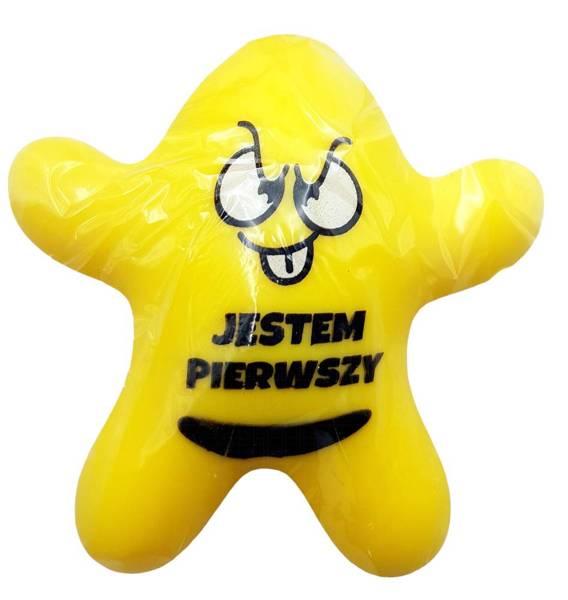 GNIOTEK SIŁACZ BOSS z napisem ANTYSTRESOWY SQUISHY