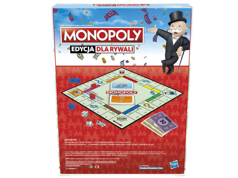 Gra planszowa Hasbro Gaming HASBRO MONOPOLY EDYCJA DLA RYWALI