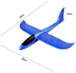 SAMOLOT STYROPIANOWY SZYBOWIEC RZUTKA LATAWIEC ZE STYROPIANU DLA DZIECI