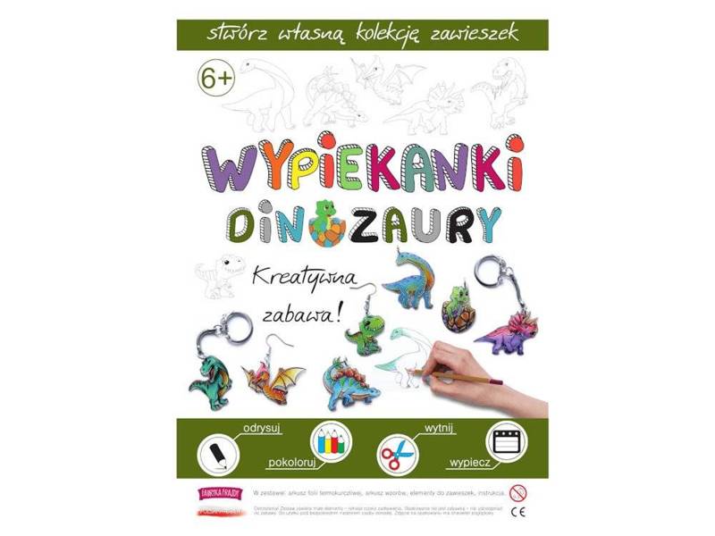 Wypiekanki Dinozaury  Folia Termokurczliwa ZA4008