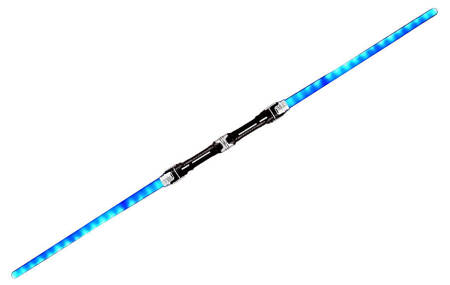 Zestaw 2x Miecz ŚWIETLNY Gwiezdne WOJNY ŚWIECĄCY LED DWUSTRONNY 132cm